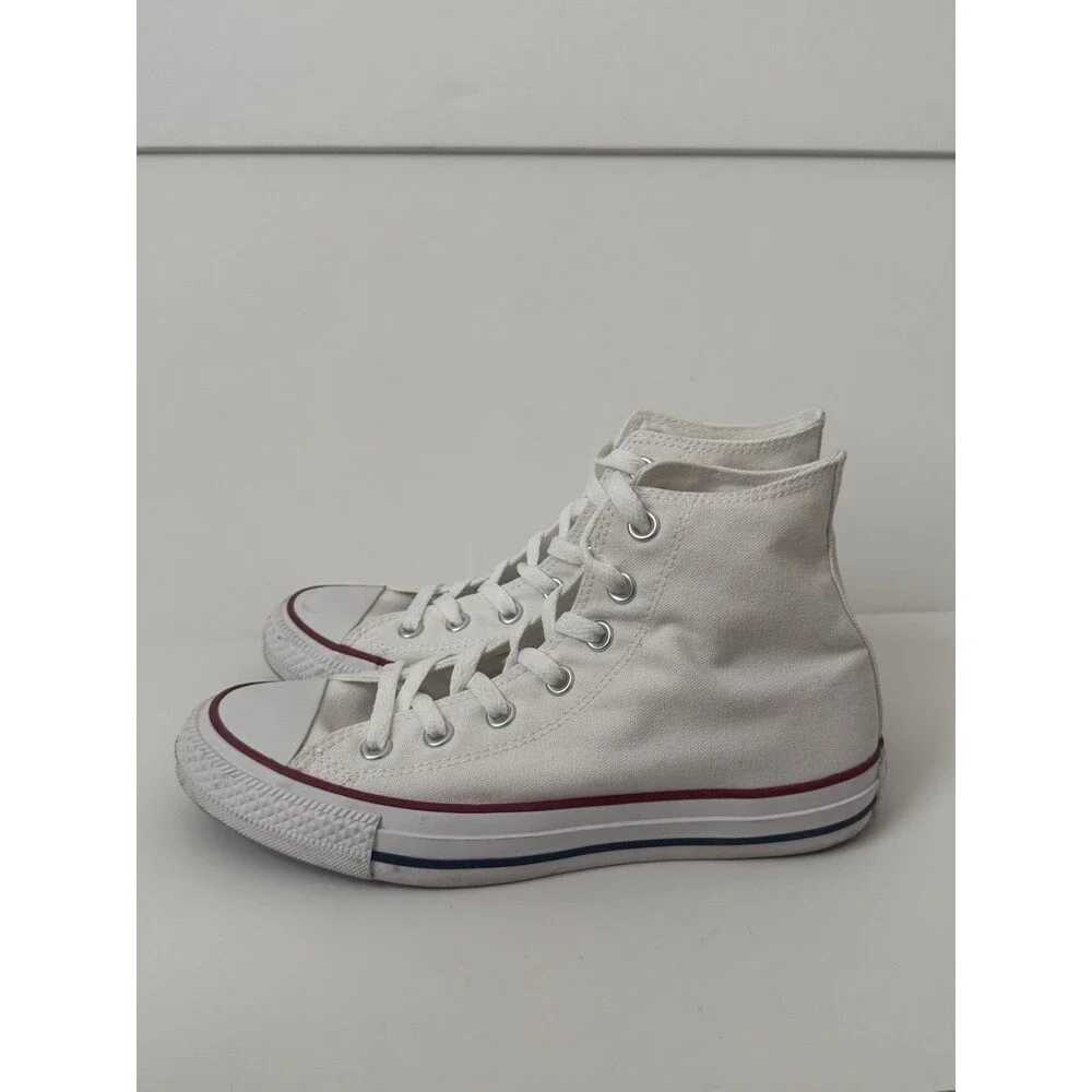 Converse Chuck Taylor All Star High-Top Optical White Sneakers - W 7.5